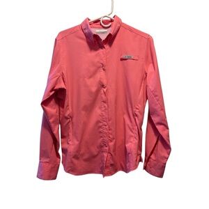 Columbia Women’s PFG‎ Tamiami II Long Sleeve Shirt – Pink – Size medium